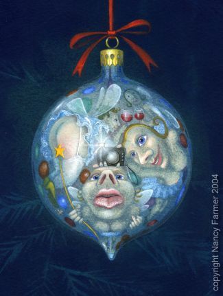 Bauble: painting and artwork by Nancy Farmer