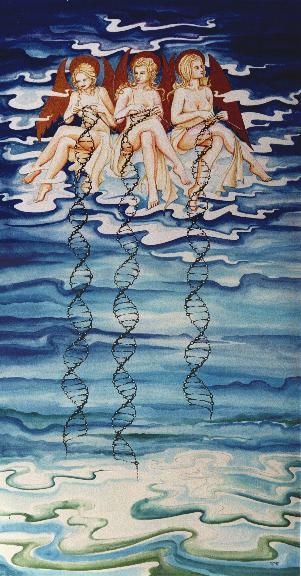 DNA Angels - painting and artwork by Nancy Farmer