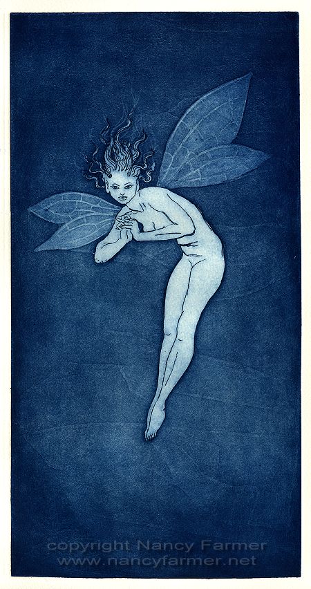 Fairy Etching 1 - etching print