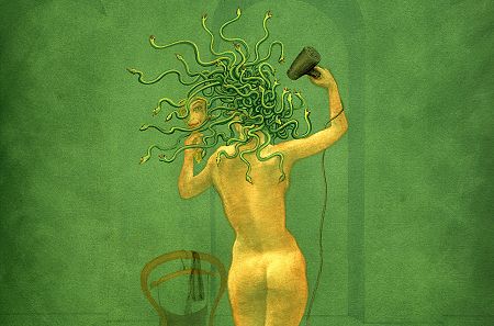 Medusa Pictures - Medusa and the Hairdryer