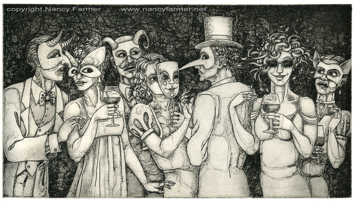 'Is She Or Isn't She?' - Etching