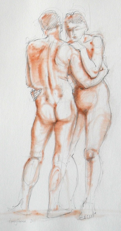 Life Drawing Sketch 2011-14 by Nancy Farmer