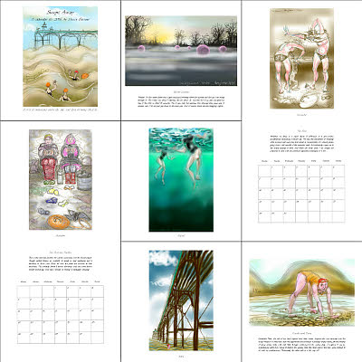 'Swimming drawings' from the 2016 Calendar