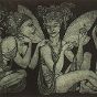 another etching: Fairy Gossip