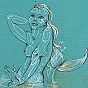thumbnail of Permanent Sketch 58: Mermaid in Gold