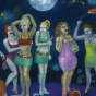 'Seven Deadly Sins go Clubing' - art by Nancy Farmer