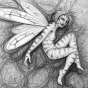 thumbnail of 
	Stripey Spikey Fairy